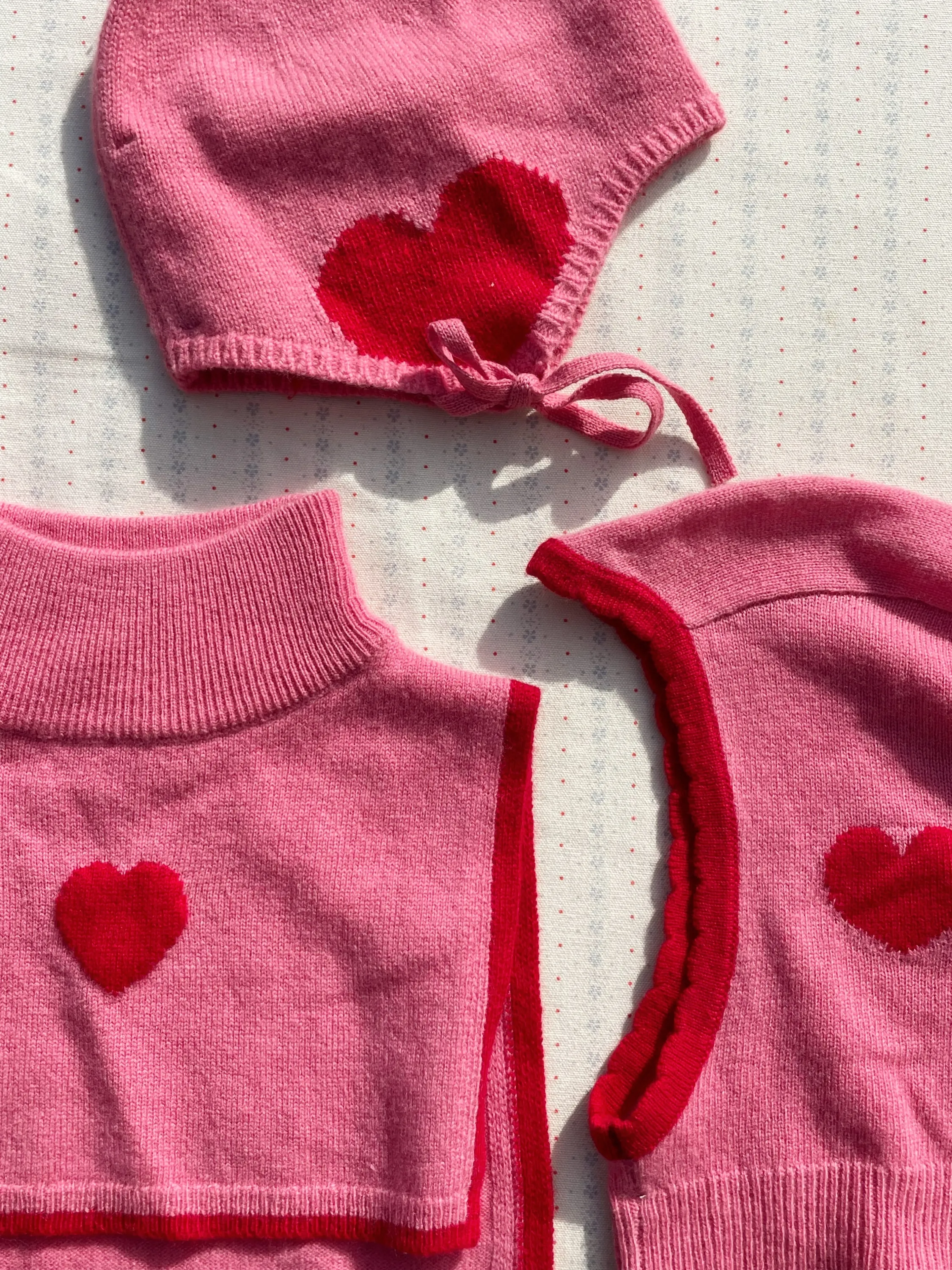 Konges Sløjd - kominiarka balaclava Collette Pink