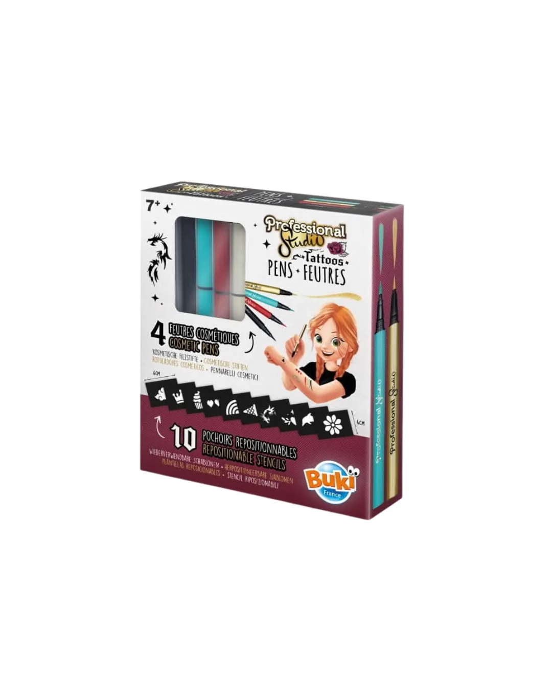 Buki - markery do tworzenia tatuaży ze wzorami LEA