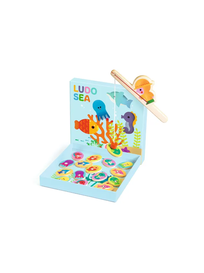 Zestaw 4 gier Djeco Ludo Sea Zestaw 4 gier Djeco Ludo Sea