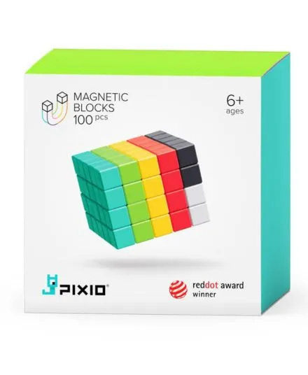 Pixio - klocki magnetyczne 100 sztuk Design Series Pixio - klocki magnetyczne 100 sztuk Design Series
