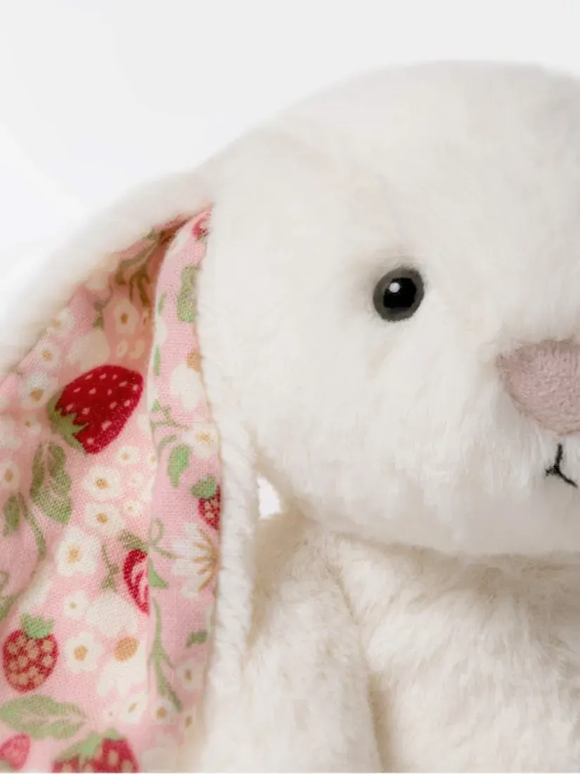 Jellycat - króliczek z Kwiecistymi Uszami Kremowy „Berry” 31 cm Jellycat - króliczek z Kwiecistymi Uszami Kremowy „Berry” 31 cm