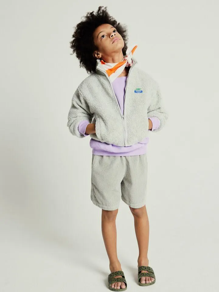 American Vintage - kurtka polarowa Hoktown Polar Melange