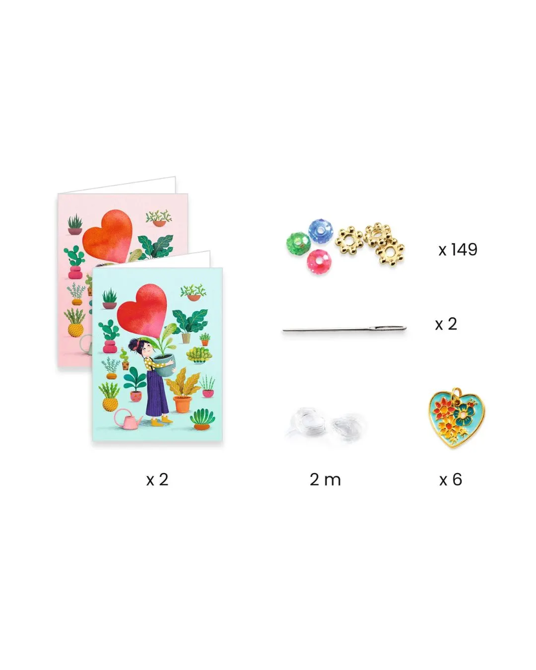 Zestaw do tworzenia bransoletki przyjaźni Djeco Bukiet