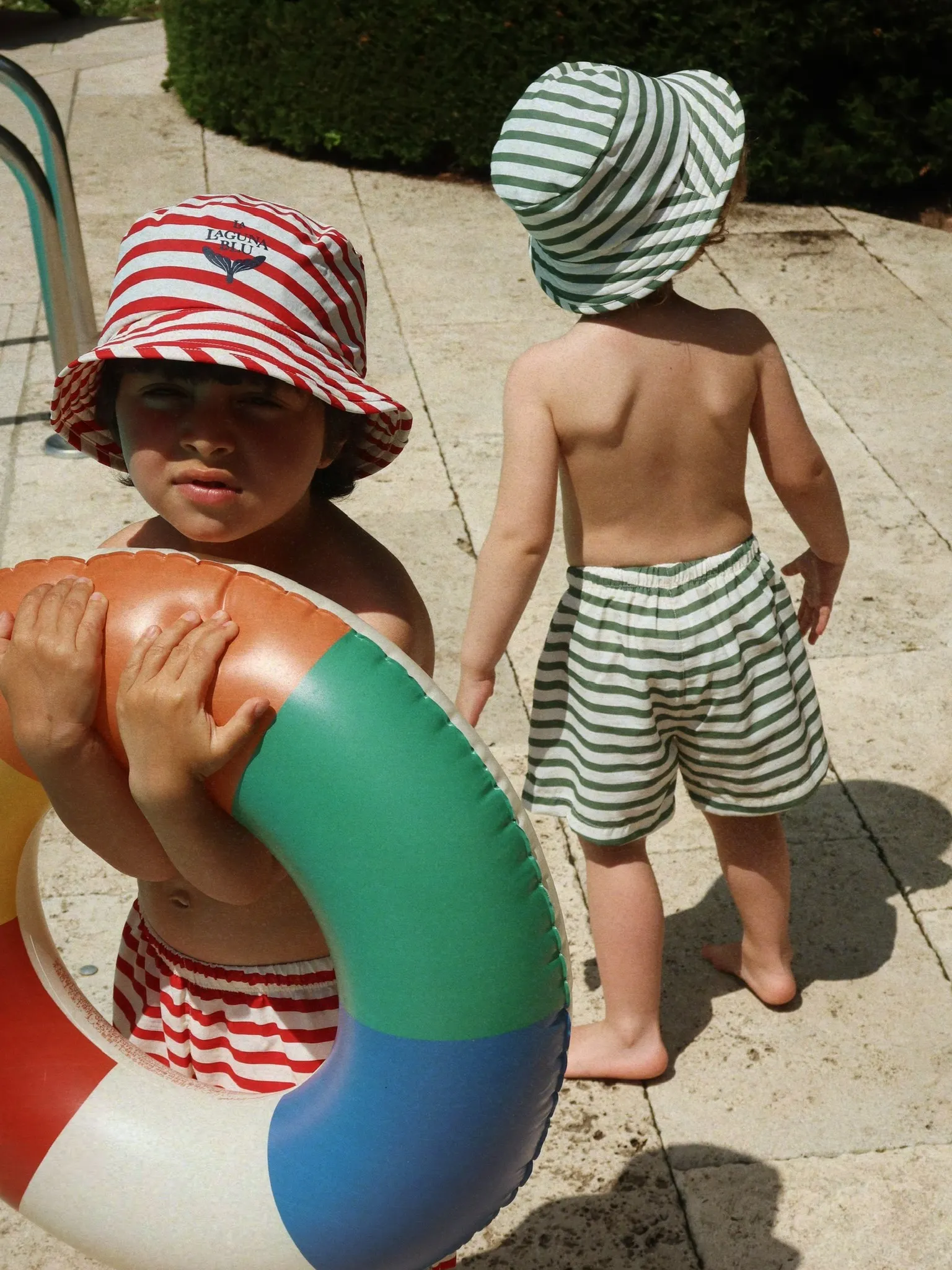 Konges Sløjd - spodenki kąpielowe Asnou GRS Stripe Verti