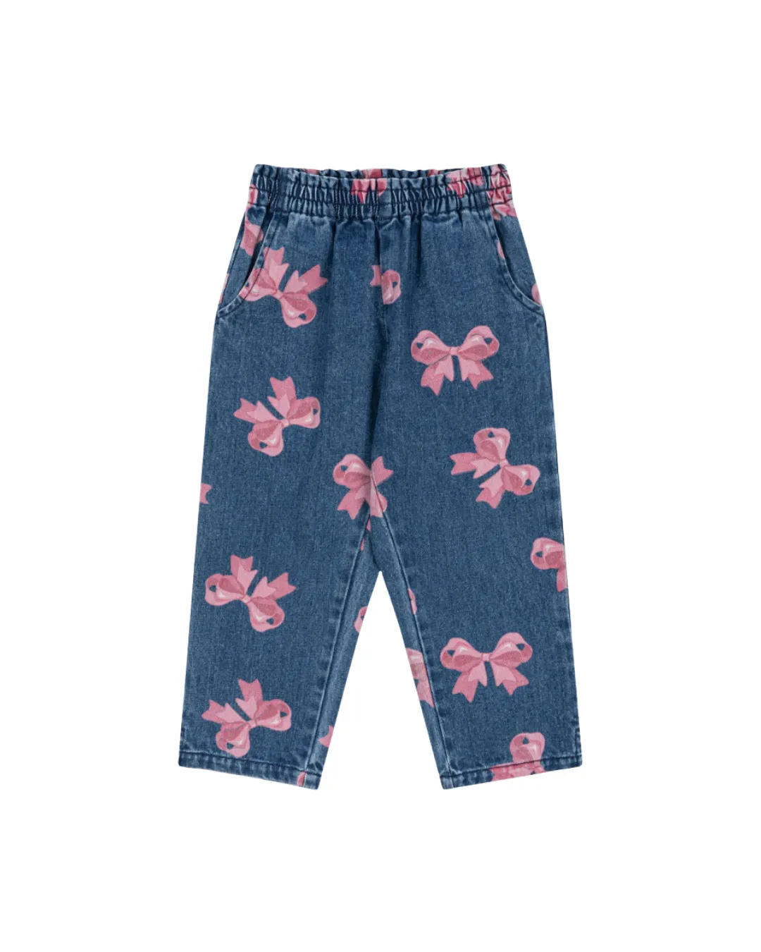 Konges Sløjd - spodnie jeansy dziecięce Magot Frill Pants GOTS Bella Bow Konges Sløjd - spodnie jeansy dziecięce Magot Frill Pants GOTS Bella Bow