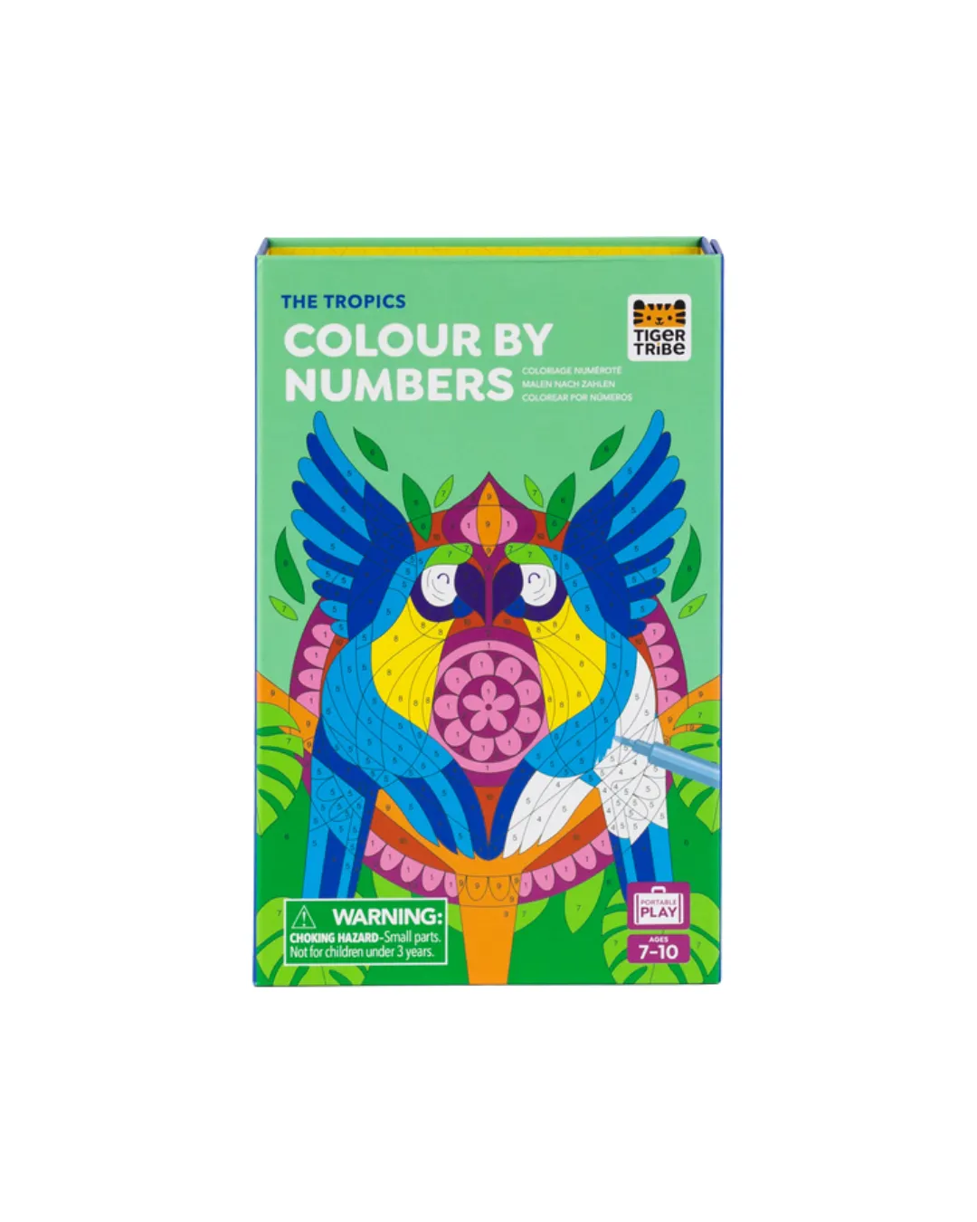 Tiger Tribe - kolorowanie po numerach W Tropikach