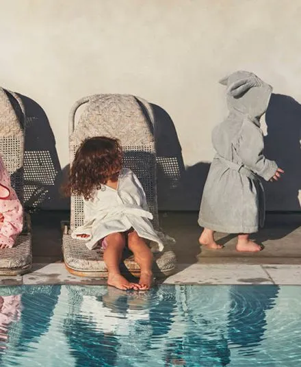 Elodie Details - szlafrok dla dzieci 1-3 lata Mineral Green