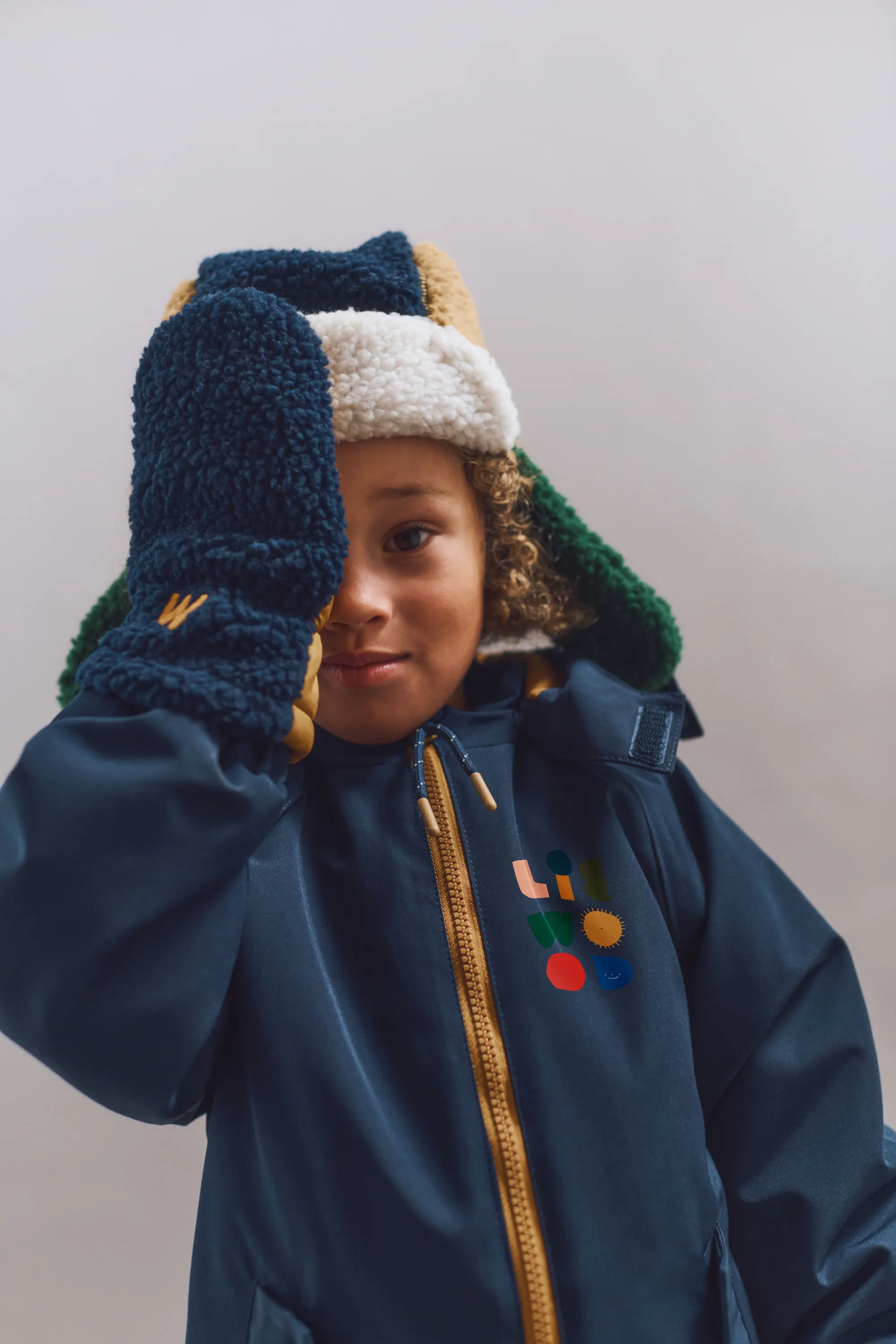 Liewood - czapka z polaru Bravo Pile Hat Classic Navy