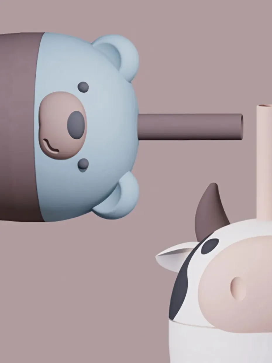 Asobu - kubek termiczny Bestie Tumbler Niedźwiedź 720 ml Asobu - kubek termiczny Bestie Tumbler Niedźwiedź 720 ml