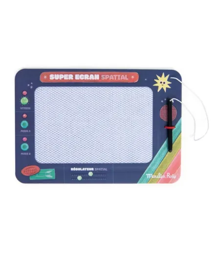 Moulin Roty - magnetyczny ekran do rysowania dla dzieci Kosmos