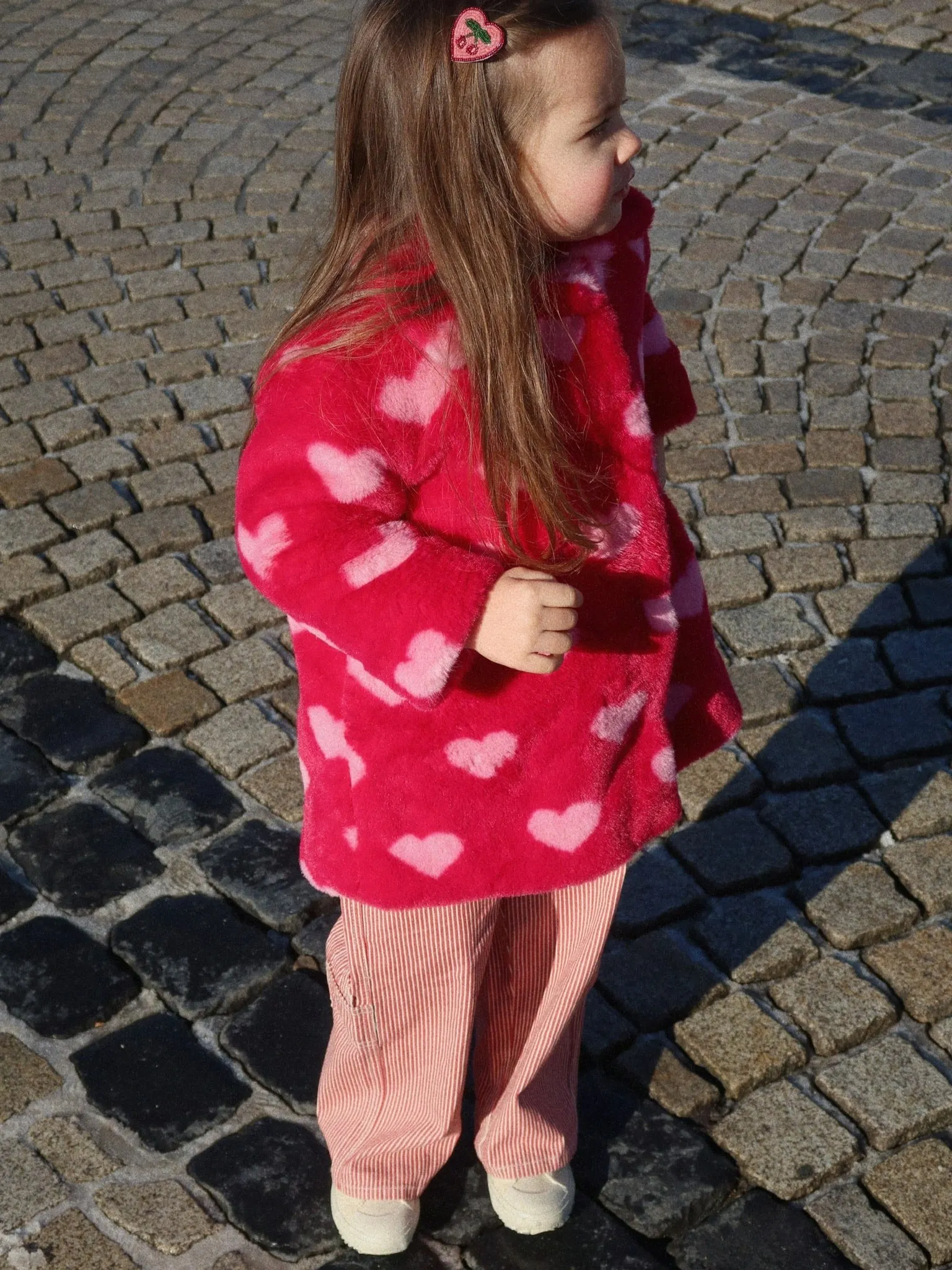 Płaszczyk dla dziewczynki Konges Sløjd Fuzzie Amour Jazzy Płaszczyk dla dziewczynki Konges Sløjd Fuzzie Amour Jazzy