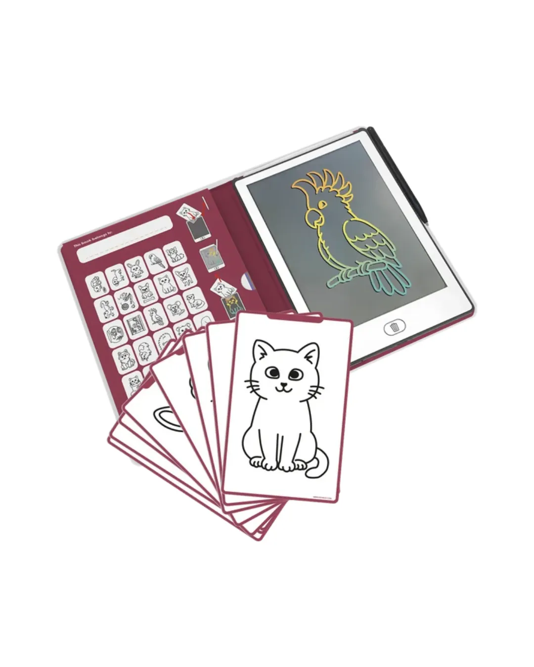 Kidywolf - KIDYDRAW-MINI - pad rysunkowy z ekranem LCD Pets Kidywolf - KIDYDRAW-MINI - pad rysunkowy z ekranem LCD Pets