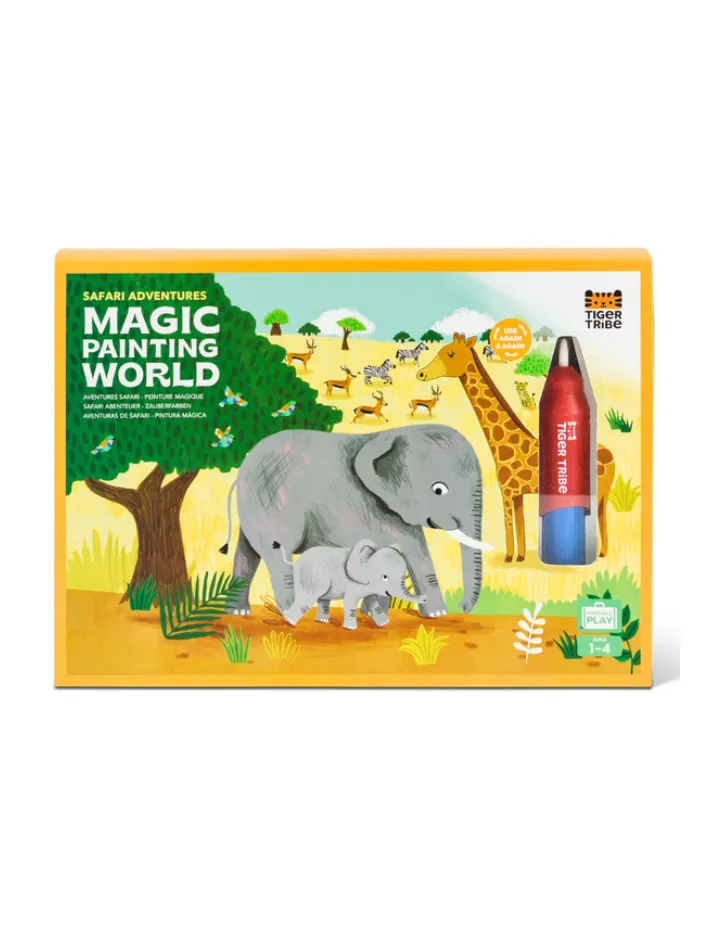 Tiger Tribe - kolorowanka wodna Safari Tiger Tribe - kolorowanka wodna Safari