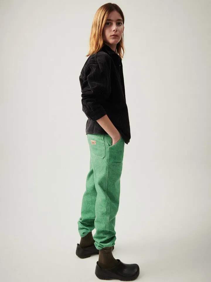 American Vintage - sztruksowa koszula dziecięca Padow Vintage Carbone