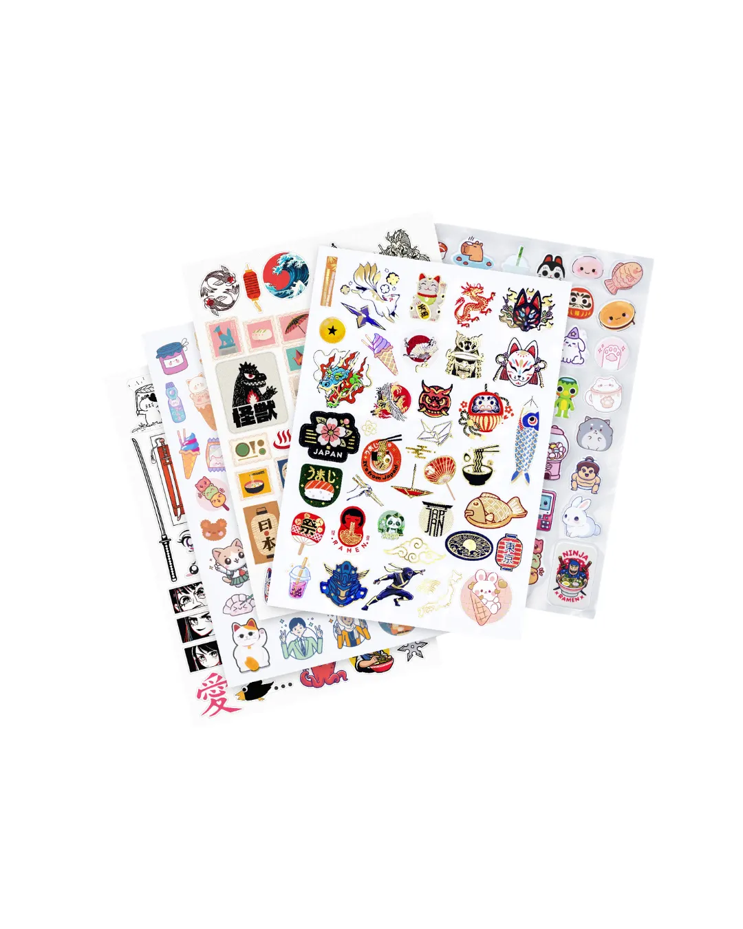 Buki - zestaw naklejek +200 MANGA