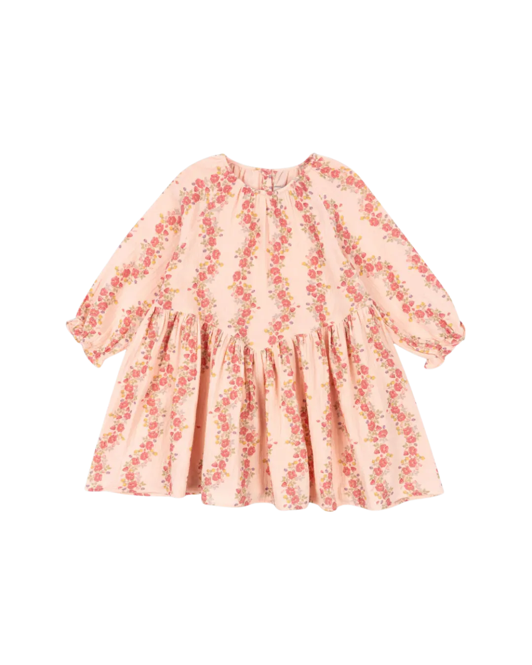 Konges Sløjd - sukienka bawełniana dziecięca Coco Dress GOTS Floria Pink