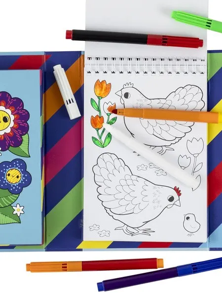 Tiger Tribe - zestaw kolorowanek zmieniających kolor – Przyjaciele z Ogrodu