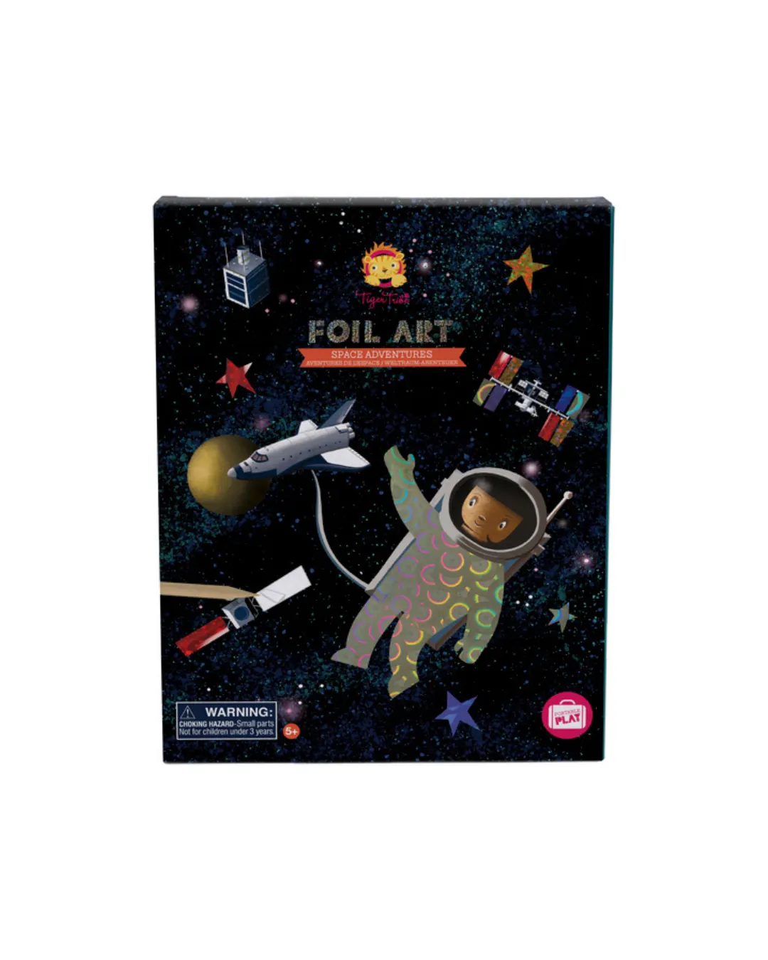 Tiger Tribe - zestaw artystyczny z folią Przygody w Kosmosie