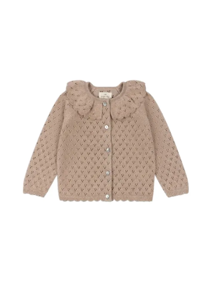 Konges Sløjd - kardigan dla dziecka Holiday Knit Creme