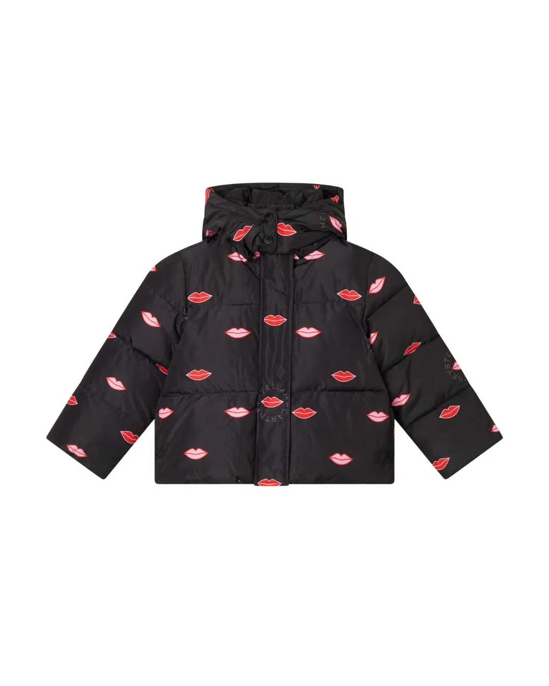 Puchowa kurtka w usta Stella McCartney czarna Puchowa kurtka w usta Stella McCartney czarna