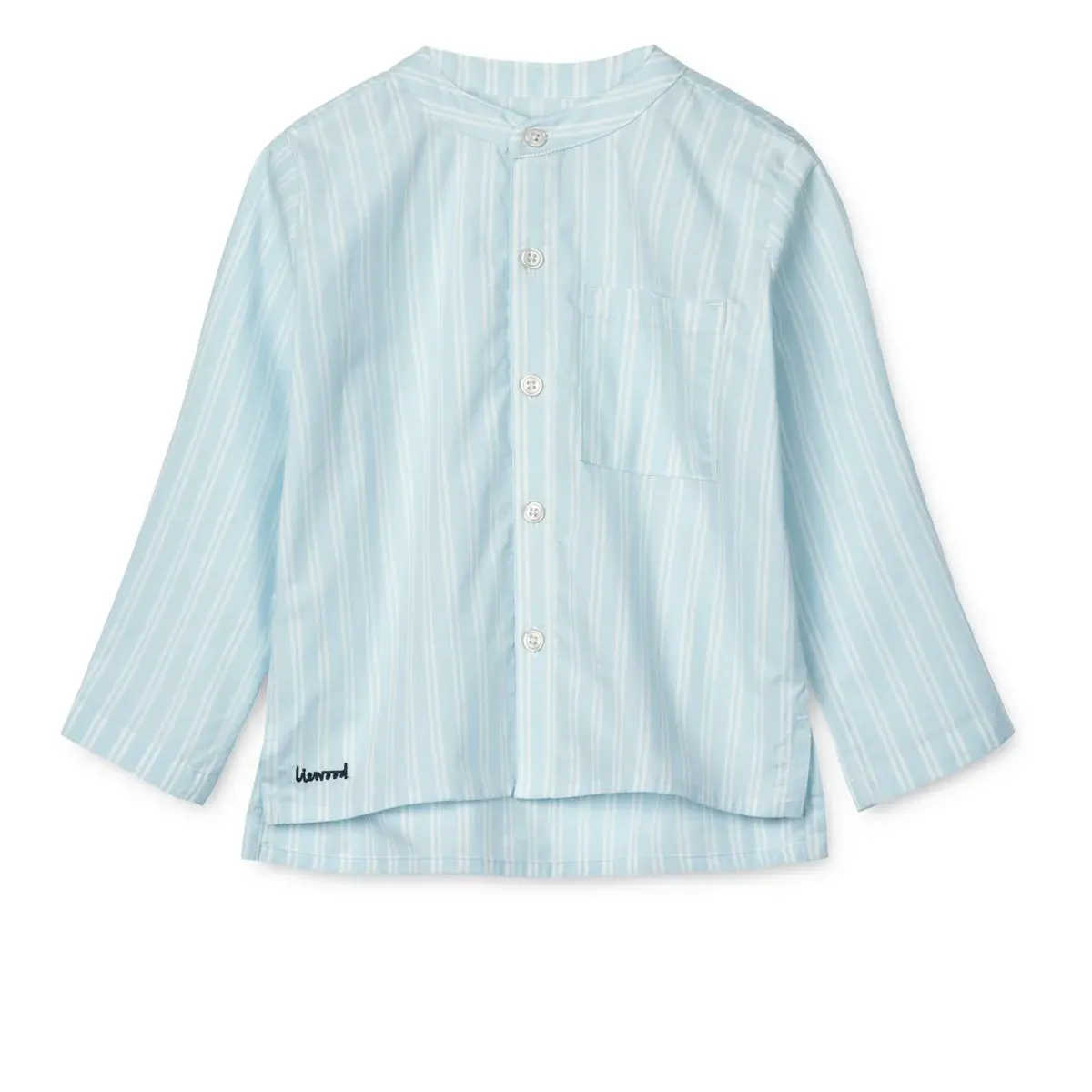 Liewood - koszula chłopięca w paski Ashton Pure Sky / Creme de la Creme Liewood - koszula chłopięca w paski Ashton Pure Sky / Creme de la Creme