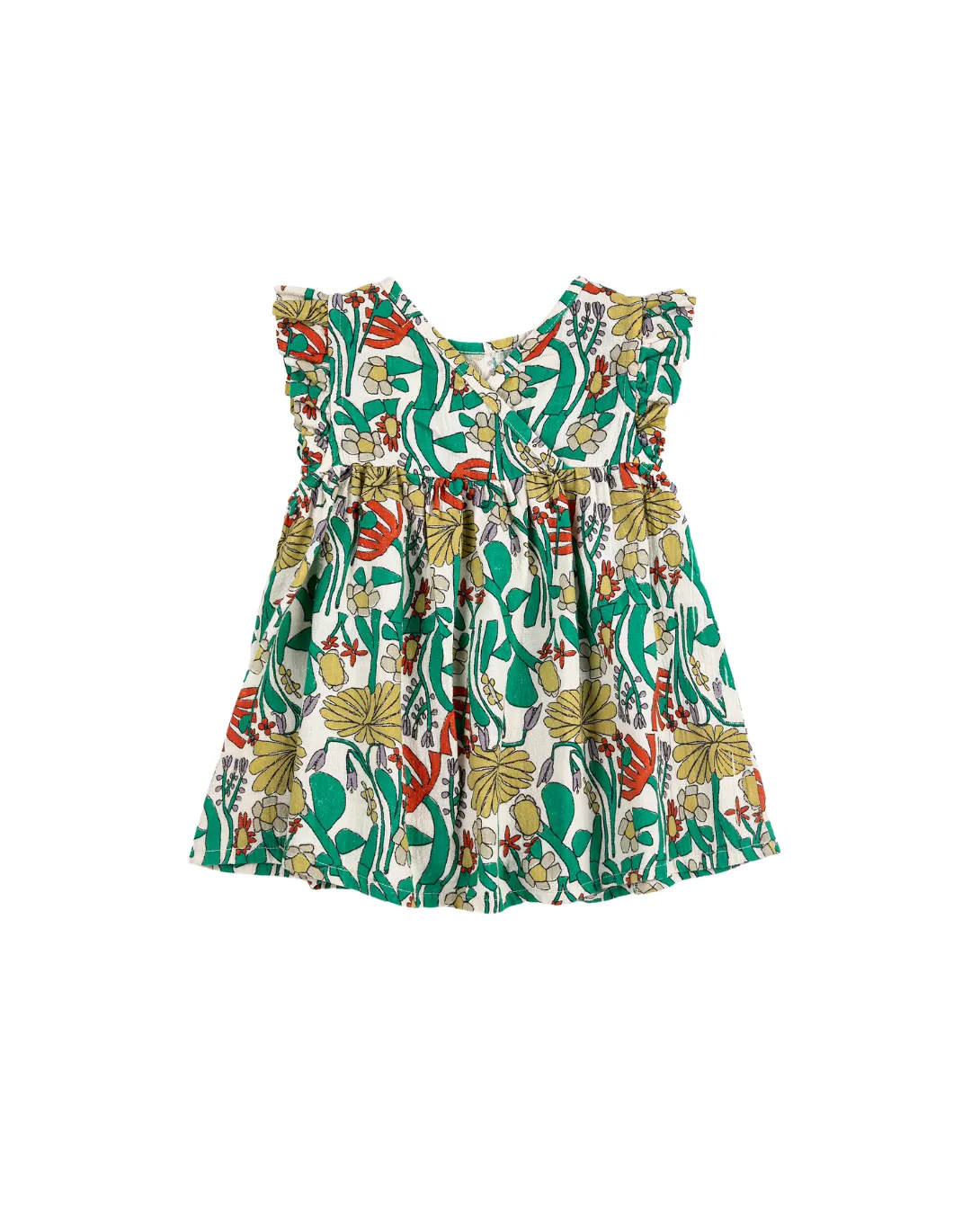 BOBO CHOSES - sukienka bawełniana Color Herbalist All Over