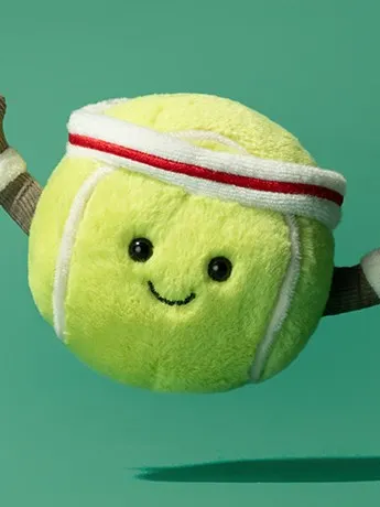 Jellycat - Wesoła Piłka Tenisowa 9 cm Jellycat - Wesoła Piłka Tenisowa 9 cm