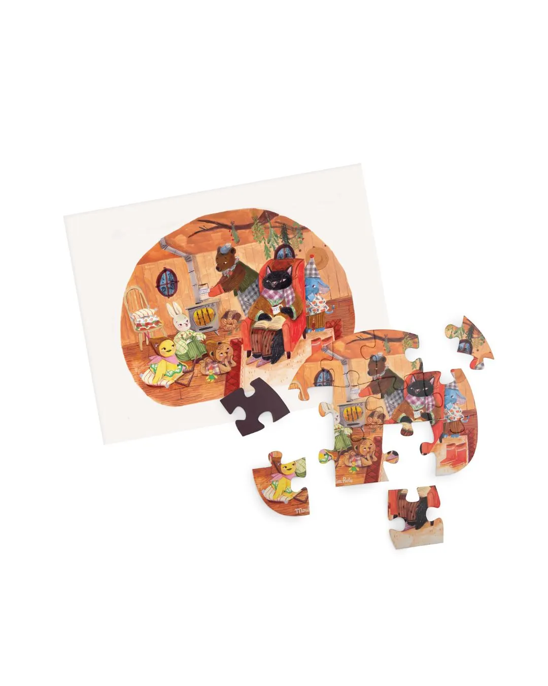 Moulin Roty - puzzle LES MINOUCHKAS 4 x 12 elementów Moulin Roty - puzzle LES MINOUCHKAS 4 x 12 elementów