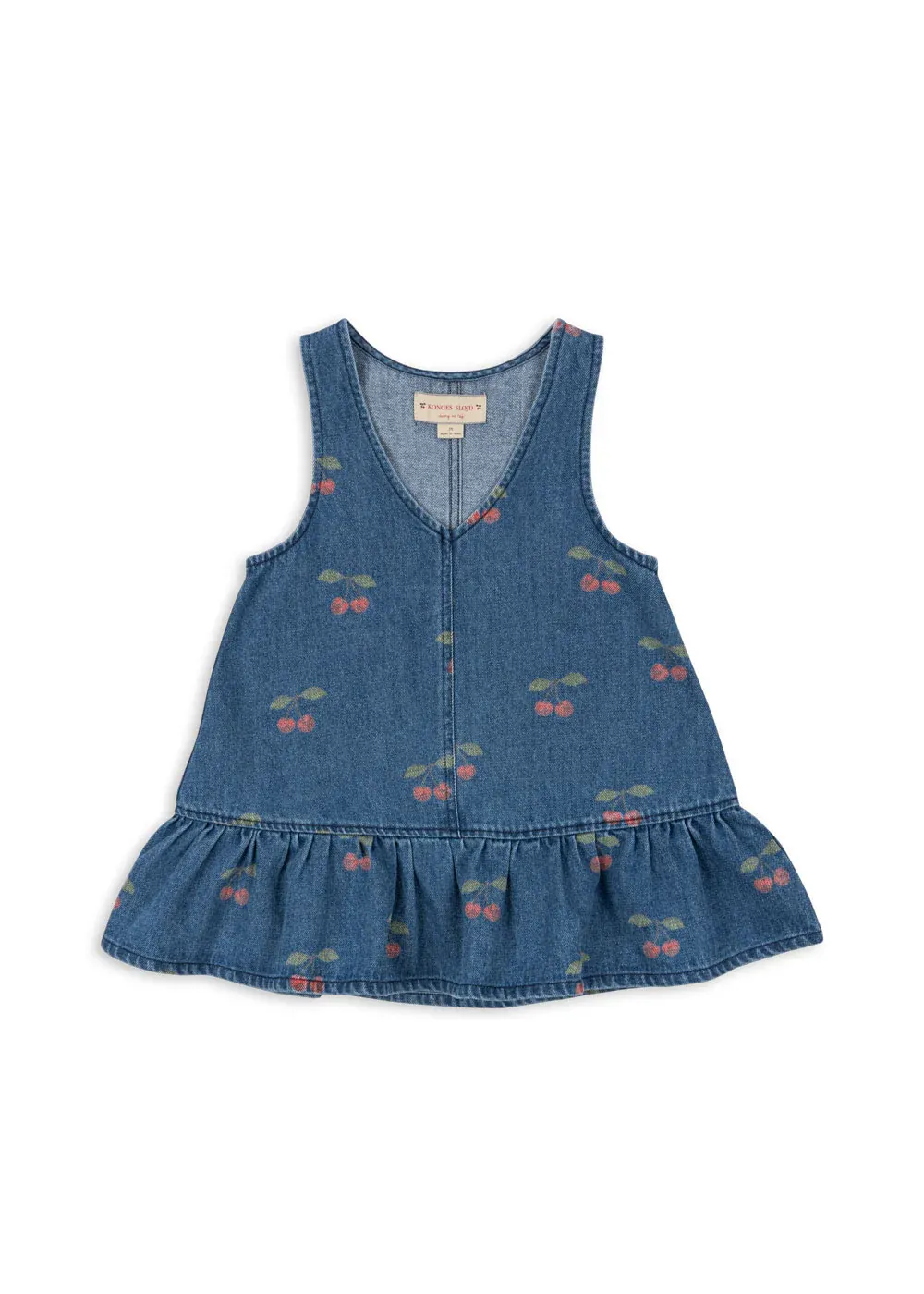 Konges Sløjd - sukienka jeansowa dziecięca Magot Dress Gots Cherry