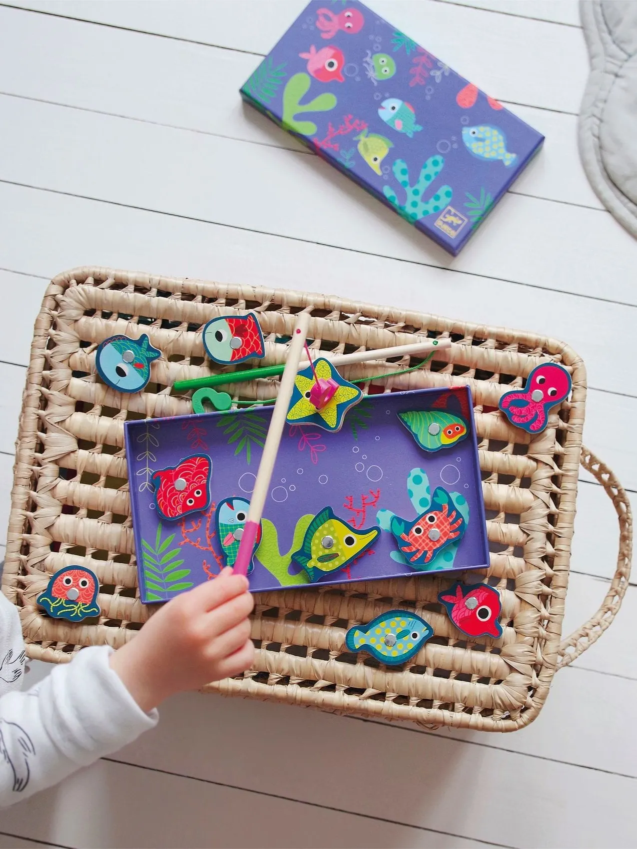 Djeco - drewniana gra zręcznościowa Wędkowanie w głębinach Djeco - drewniana gra zręcznościowa Wędkowanie w głębinach