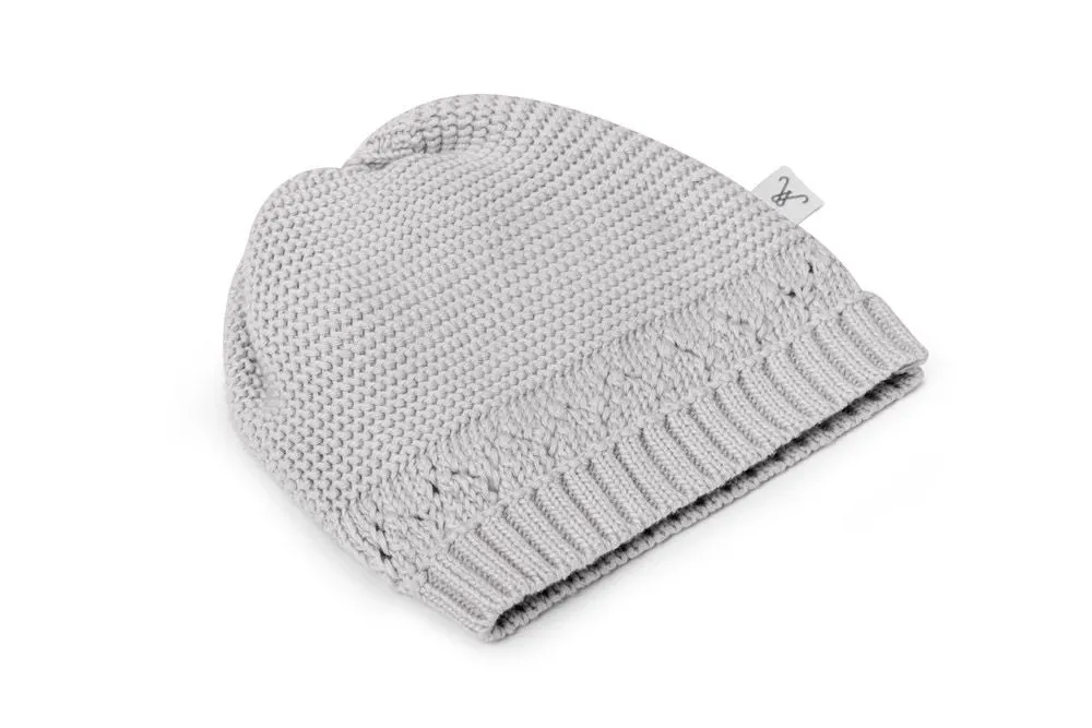 My Memi - czapeczka z bawełny organicznej Light Grey