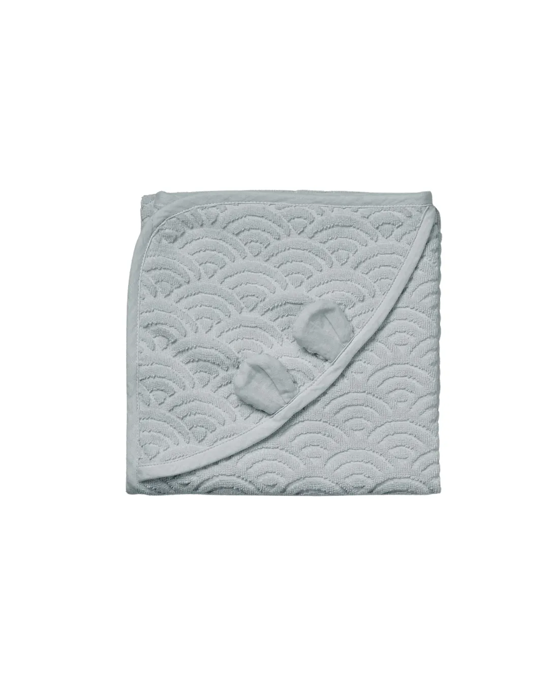 Cam Cam Copenhagen - ręcznik niemowlęcy z kapturem z uszkami Classic Grey Cam Cam Copenhagen - ręcznik niemowlęcy z kapturem z uszkami Classic Grey