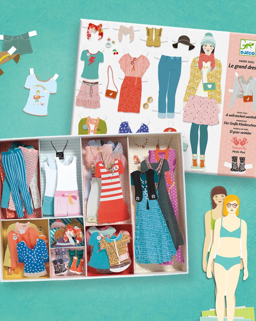 Djeco - zestaw artystyczny Przebieralnia