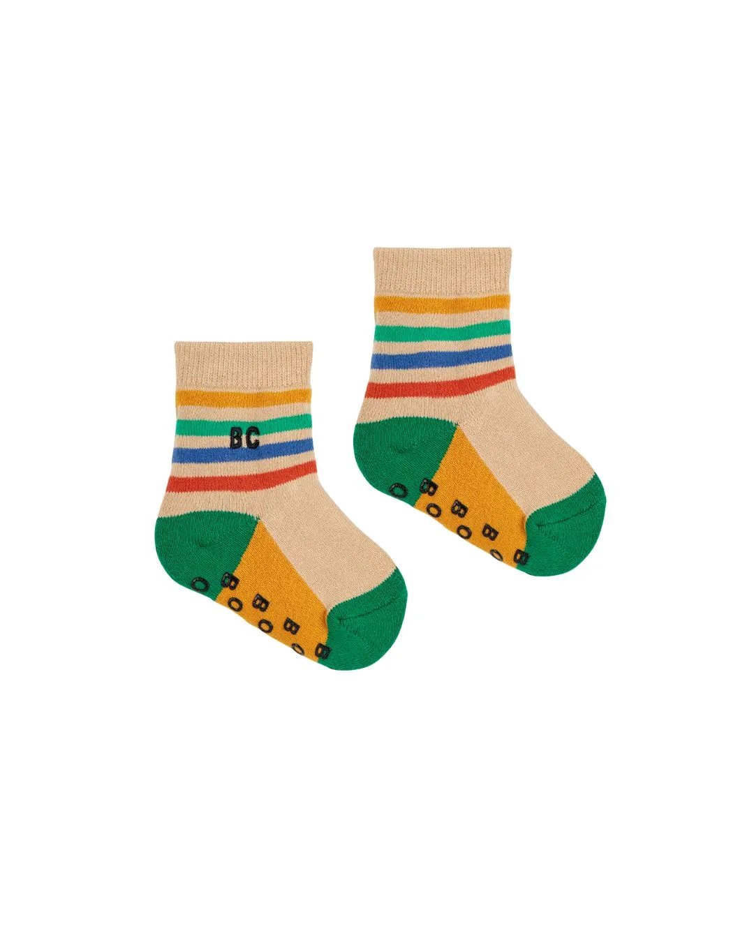 BOBO CHOSES - długie skarpetki antypoślizgowe niemowlęce Stripes BOBO CHOSES - długie skarpetki antypoślizgowe niemowlęce Stripes