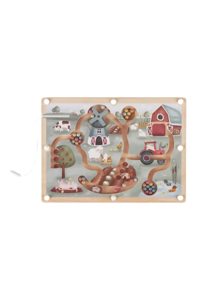 Little Dutch - magnetyczny labirynt Little Farm FSC 
