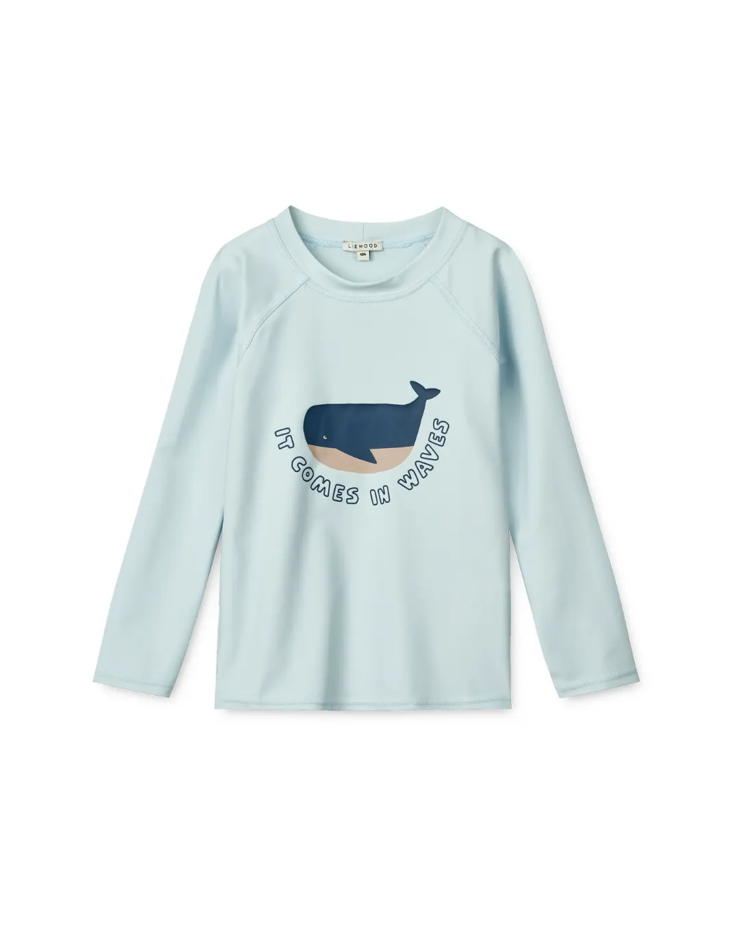 Liewood - koszulka kąpielowa z długim rękawem UV Noah Placement It comes in waves pure sky Liewood - koszulka kąpielowa z długim rękawem UV Noah Placement It comes in waves pure sky