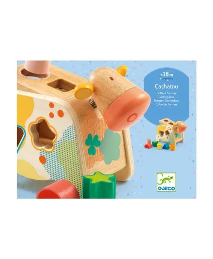 Djeco - drewniany sorter Krówka
