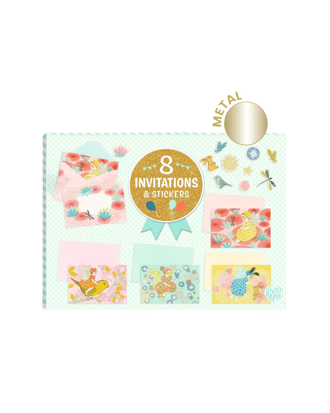 Djeco - zestaw do tworzenia zaproszeń Wróżki