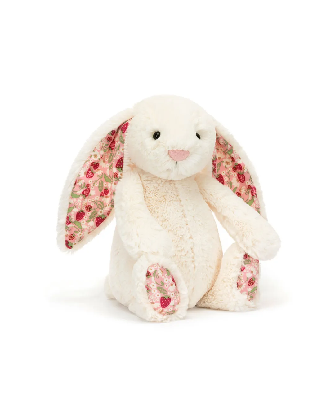 Jellycat - króliczek z Kwiecistymi Uszami Kremowy „Berry” 31 cm Jellycat - króliczek z Kwiecistymi Uszami Kremowy „Berry” 31 cm