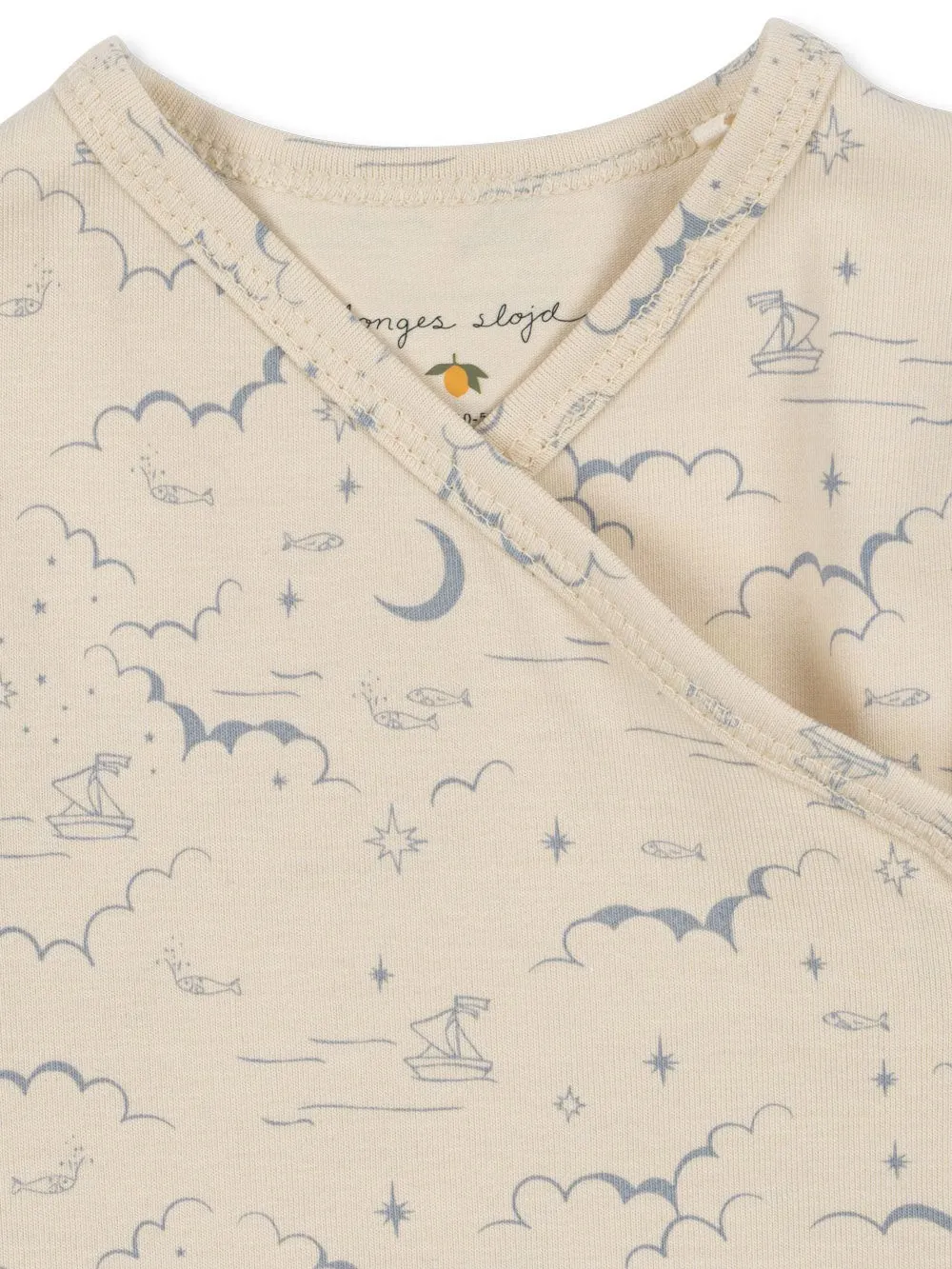 Konges Sløjd - pajacyk kopertowy basic Cielo Marino