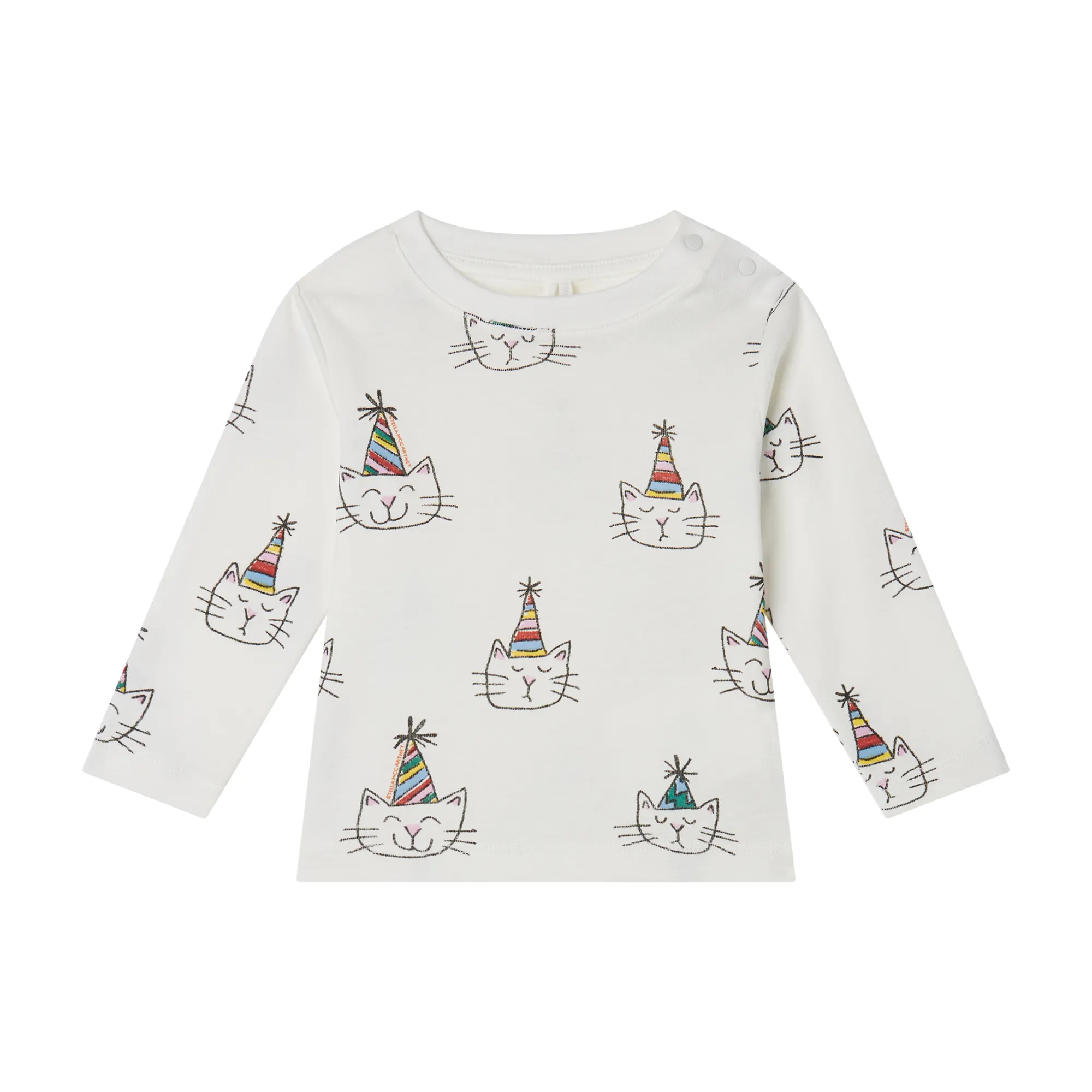 Stella McCartney - koszulka chłopięca z długim rękawem Party Hat 3M