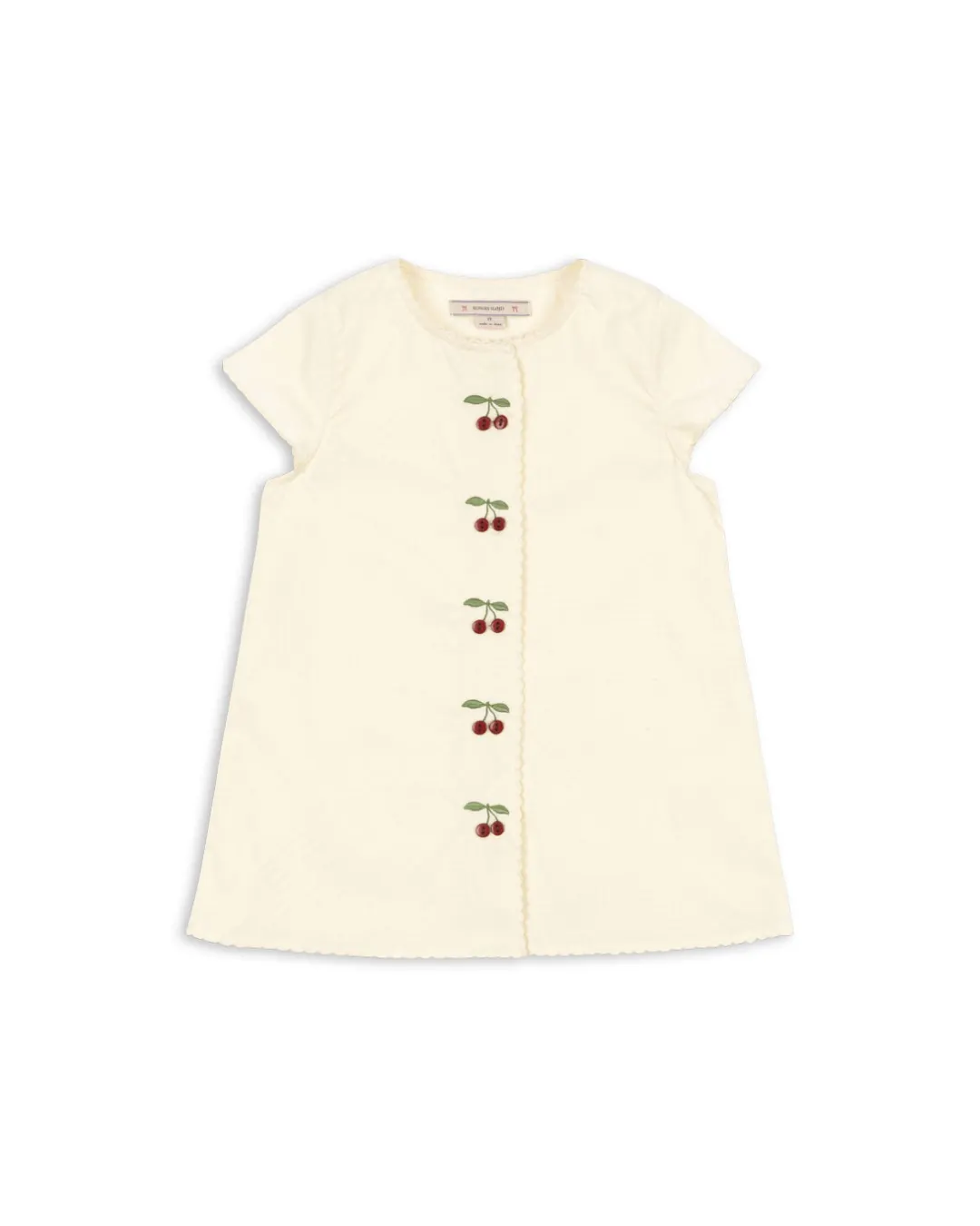 Konges Sløjd - sukienka Evia Cherry Cloud Cream