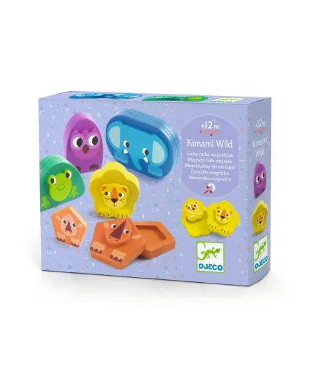 Djeco - drewniana magnetyczna układanka Natura