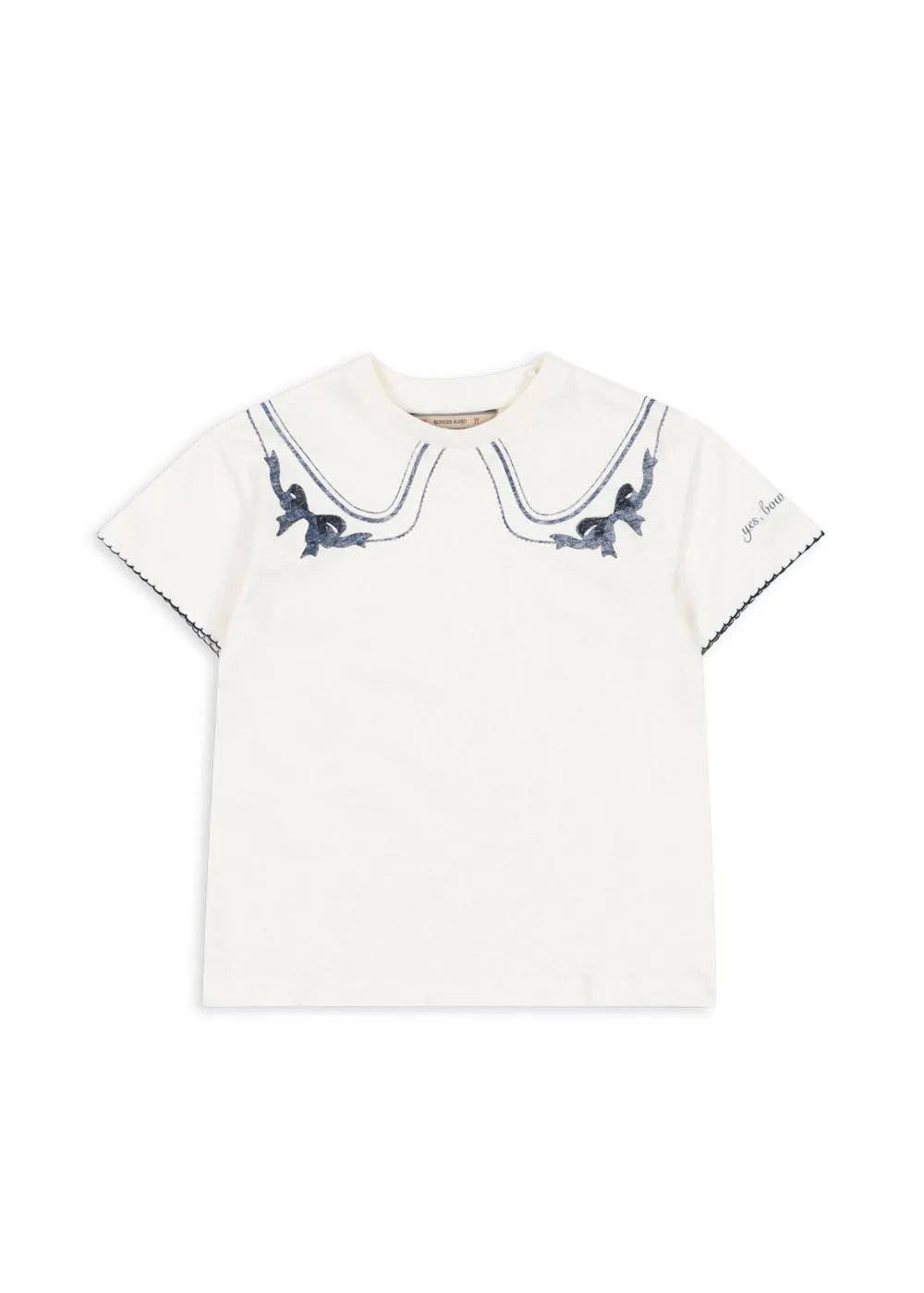 Konges Sløjd - koszulka dziecięca Era Tee OCS Off White/Bow Collar