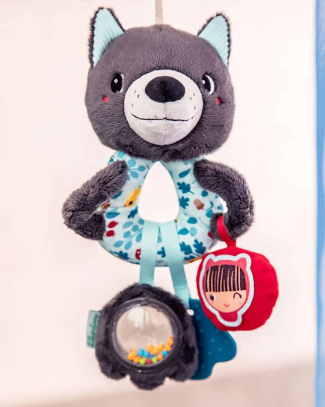 Lilliputiens - grzechotka wielofunkcyjna Wilk Louis Lilliputiens - grzechotka wielofunkcyjna Wilk Louis