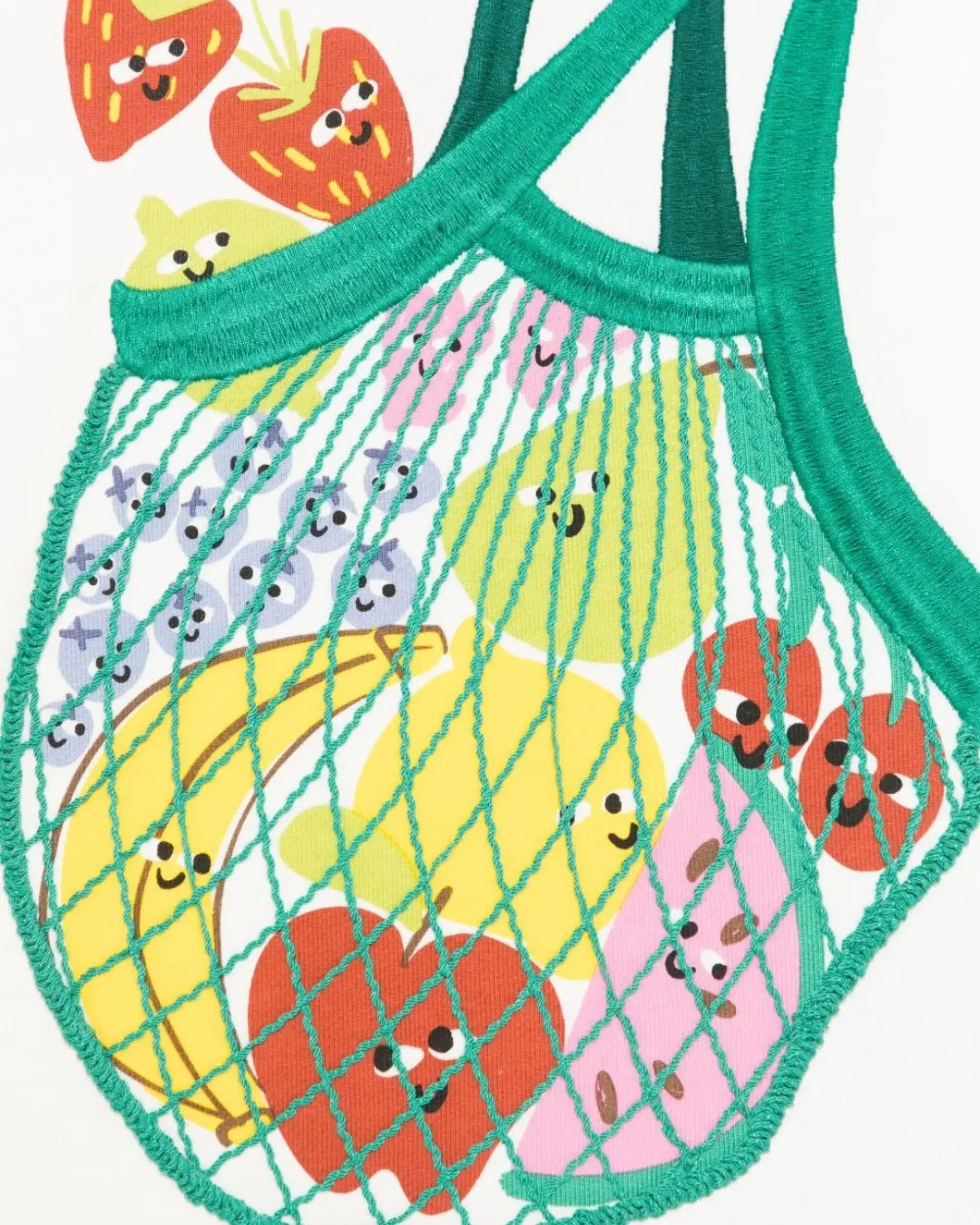 Stella McCartney - bluza dziewczęca Fruit Net Graphic Sweatshirt Stella McCartney - bluza dziewczęca Fruit Net Graphic Sweatshirt