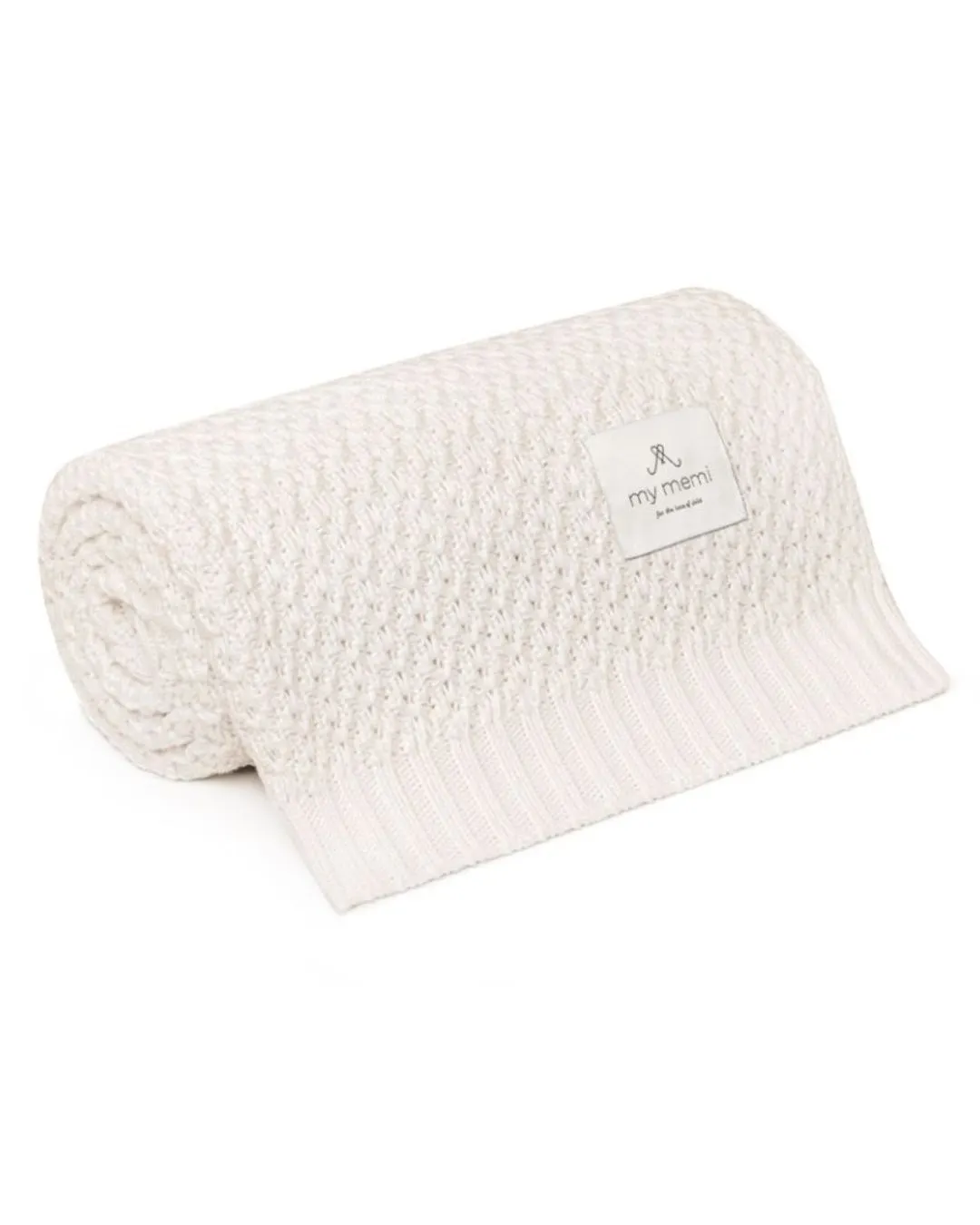 My Memi - bambusowy kocyk 80x100 Chain Cream My Memi - bambusowy kocyk 80x100 Chain Cream