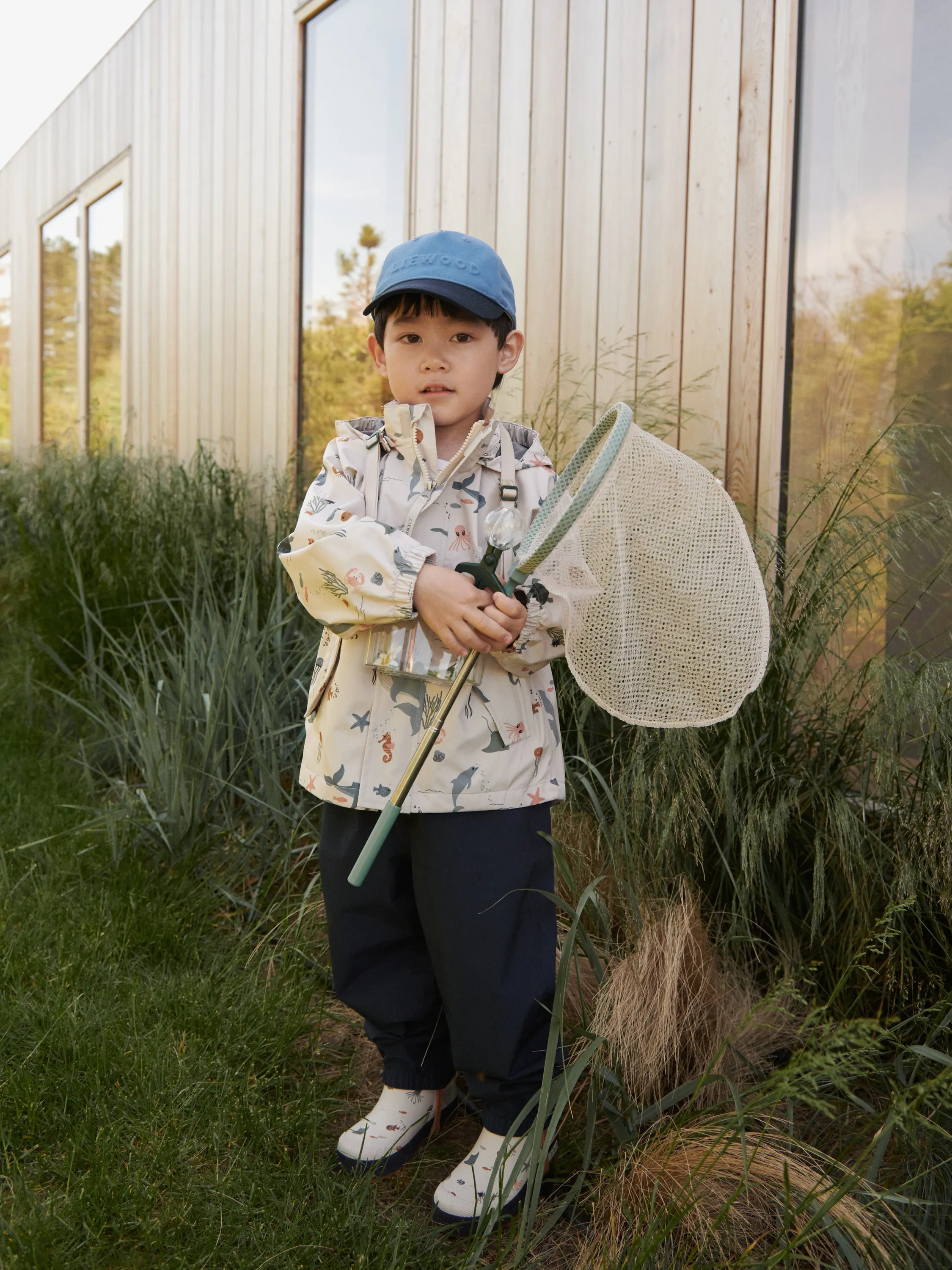 Liewood - zestaw przeciwdeszczowy Pedia Sea Creature/Sandy Liewood - zestaw przeciwdeszczowy Pedia Sea Creature/Sandy