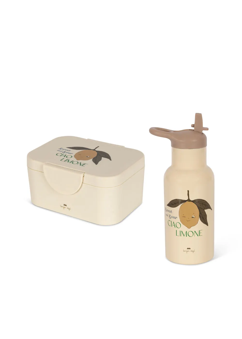 Konges Sløjd - zestaw lunchbox Lemon