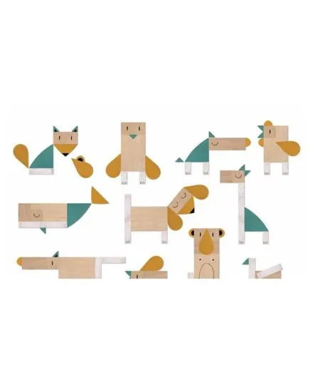 Londji - gra drewniana układanka Lis i myszka Londji - gra drewniana układanka Lis i myszka